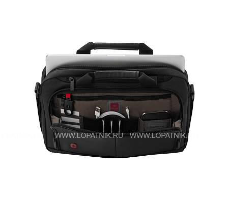 портфель для ноутбука 14'' wenger, черный, нейлон / пвх, 39 x 8 x 25 см, 5 л 601064 Wenger