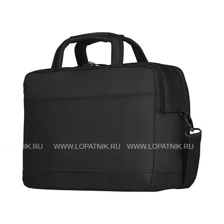портфель wenger для ноутбука 14-16'', черный, баллистический нейлон, 41 x 20 x 29 см, 18 л 606465 Wenger