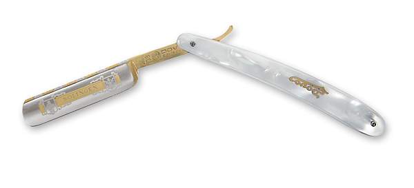 Бритва опасная Dovo, ручка - имитация перламутра, 5/8",1/1 985810 DOVO, Артикул: 985810 фото №1