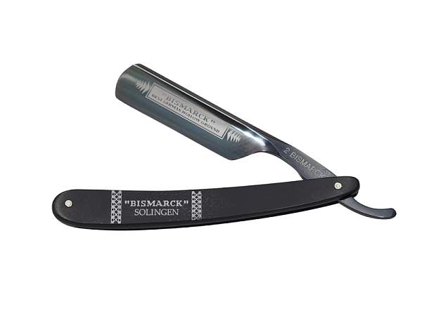 Опасная бритва Dovo, ручка - эбеновое дерево, 6/8", 1/1, с инкрустацией цвета серебра 26830 DOVO, Артикул: 26830 фото №1