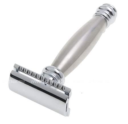 станок т- образный для бритья merkur хромированный, с удлиненной ручкой, лезвие в комплекте (1 шт) 9043002 MERKUR