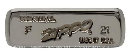 зажигалка 65th anniversary zippo slim® с покрытием black ice®, латунь/сталь, чёрная, 29x10x60 мм 49709 Zippo