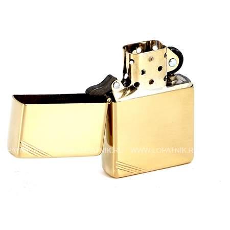 зажигалка zippo vintage™ с покрытием high polish brass, латунь/сталь, золотистая, 38x13x57 мм 270 Zippo