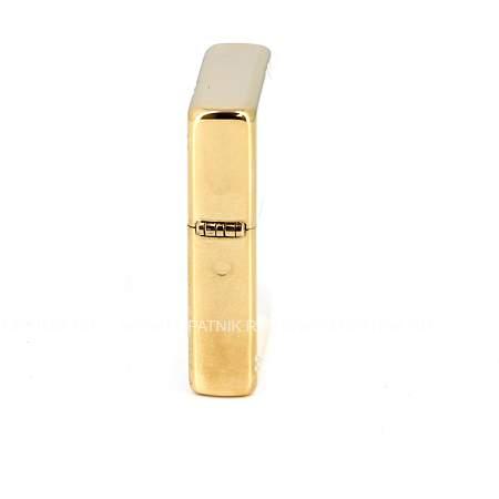 зажигалка zippo vintage™ с покрытием high polish brass, латунь/сталь, золотистая, 38x13x57 мм 270 Zippo