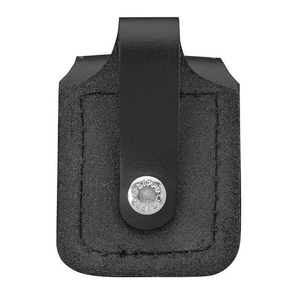Чехол ZIPPO для широкой зажигалки, с петлёй, натуральная кожа, чёрный LPLBK Zippo, Артикул: LPLBK фото №1