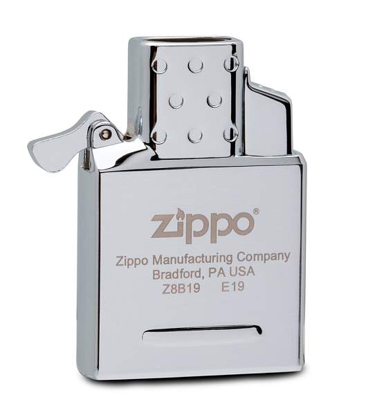 Газовый вставной блок для широкой зажигалки Zippo, двойное пламя, нержавеющая сталь 65827 Zippo, Артикул: 65827 фото №1