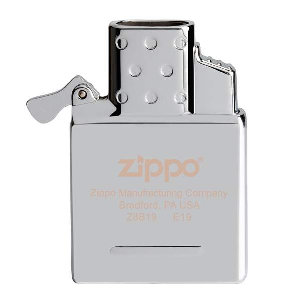 Газовый вставной блок для широкой зажигалки Zippo, двойное пламя, нержавеющая сталь 65827 Zippo, Артикул: 65827 фото №1