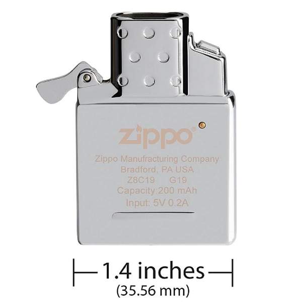 Электронный вставной блок для широкой зажигалки Zippo, нержавеющая сталь 65828 Zippo, Артикул: 65828 фото №1