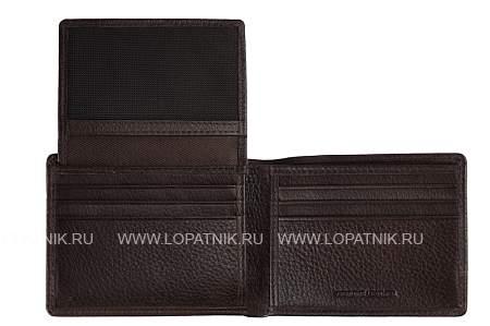 портмоне zippo, коричневое, натуральная кожа, 11,2×2×8,2 см 2006053 Zippo