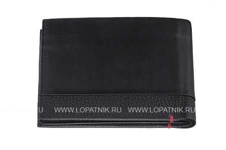 портмоне zippo с защитой от сканирования rfid, чёрное, натуральная кожа, 12×2×9 см 2006020 Zippo