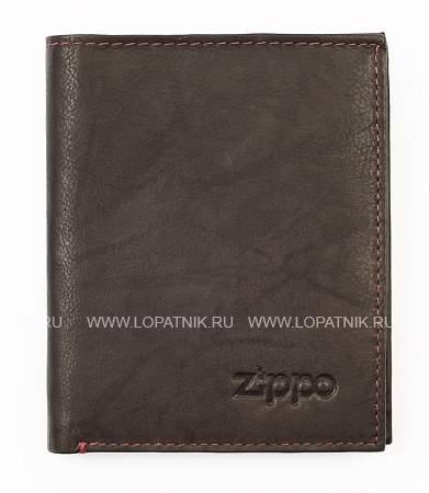 портмоне zippo, цвет "мокко", натуральная кожа, 10x1,5x12,3 см 2005121 Zippo