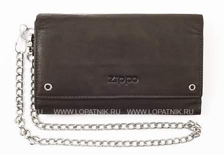 бумажник байкера zippo, цвет "мокко", натуральная кожа, 17x3,5x11 см 2005129 Zippo