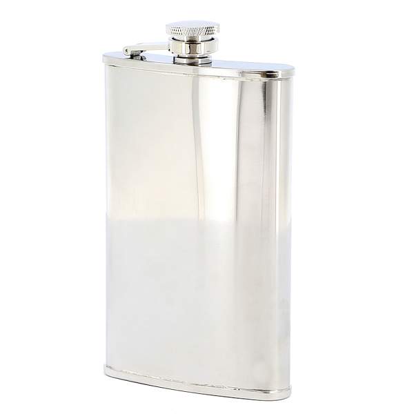 Фляга S.Quire 0,27 л, сталь, серебристый цвет 1709YA S.QUIRE, Артикул: 1709YA фото №1