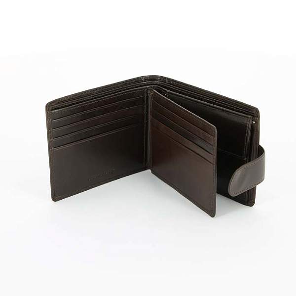 Портмоне S.Quire, натуральная воловья кожа, коричневый, гладкая, 11,5 x 9 x 2,2 см 5200-BR VT S.QUIRE, Артикул: 5200-BR VT фото №1