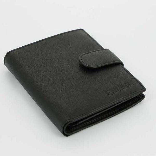 Портмоне S.Quire, натуральная воловья кожа, черный, наппа, 12 x 10,4 x 2 см 4900-BK Soft S.QUIRE, Артикул: 4900-BK Soft фото №1