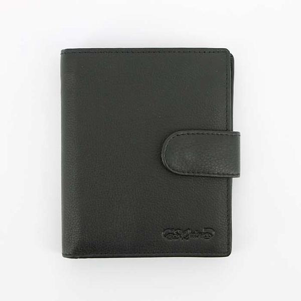 Портмоне S.Quire, натуральная воловья кожа, черный, наппа, 12 x 10,4 x 2 см 4900-BK Soft S.QUIRE, Артикул: 4900-BK Soft фото №1