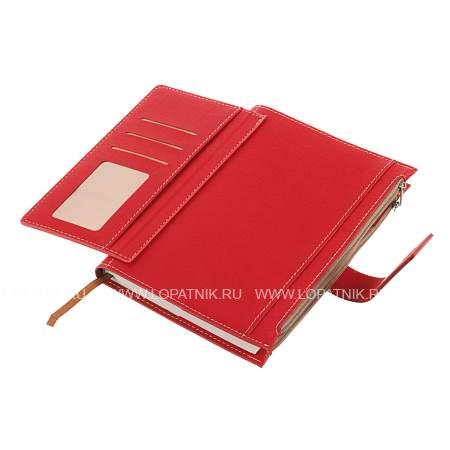 записная книжка pierre cardin в обложке, красная, 21,5 х 15,5, 3,5 см pc190-f04-3 Pierre Cardin