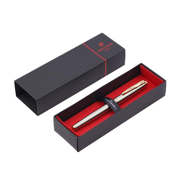 Ручка-роллер Pierre Cardin GAMME Classic. Цвет - стальной. Упаковка Е. PC0920RP Pierre Cardin, Артикул: PC0920RP фото №1