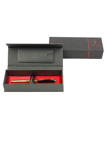 Ручка перьевая Pierre Cardin GOLDEN. Цвет - золотистый и черный. Упаковка B-1 PC8112FP Pierre Cardin, Артикул: PC8112FP фото №1