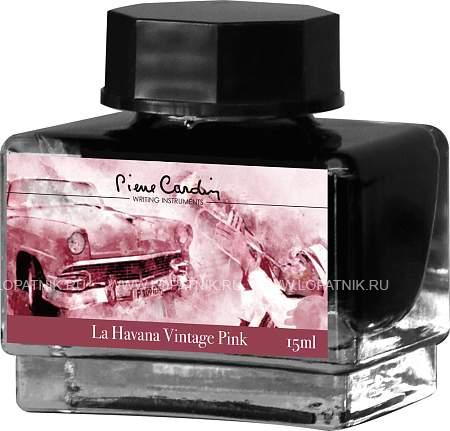 флакон чернил pierre cardin 15мл, серия city fantasy цвет la havana vintage pink (розовая гавана) pc332-m8 Pierre Cardin