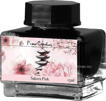 флакон чернил pierre cardin 15мл, серия city fantasy цвет sakura pink (розовая сакура) pc332-m15 Pierre Cardin