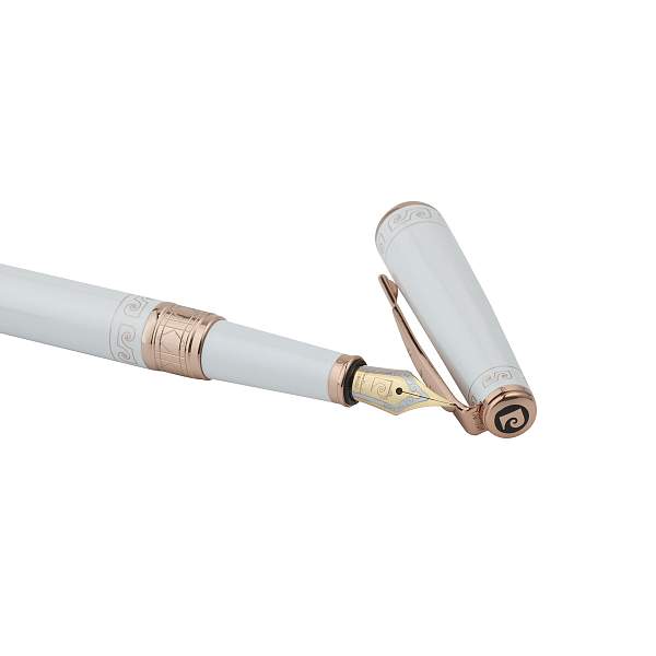 Ручка перьевая Pierre Cardin SECRET Business, цвет - белый с орнаментом. Упаковка B PCA1063FP Pierre Cardin, Артикул: PCA1063FP фото №1