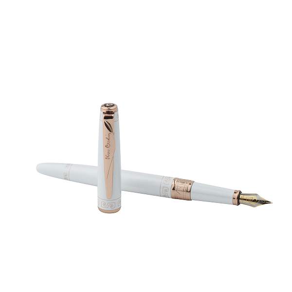 Ручка перьевая Pierre Cardin SECRET Business, цвет - белый с орнаментом. Упаковка B PCA1063FP Pierre Cardin, Артикул: PCA1063FP фото №1