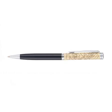 ручка шариковая pierre cardin gamme. цвет - черный и золотистый. упаковка е или е-1 pc1206bp Pierre Cardin