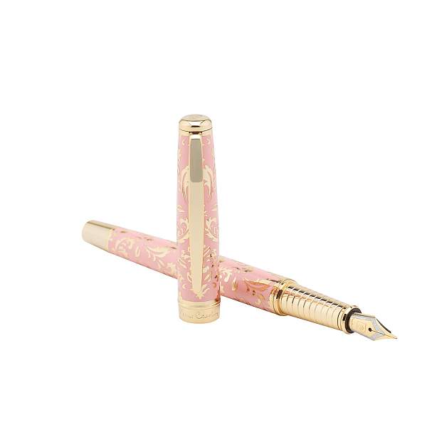Ручка перьевая Pierre Cardin RENAISSANCE. Цвет - розовый и золотистый. Упаковка В-2. PC8300FP Pierre Cardin, Артикул: PC8300FP фото №1