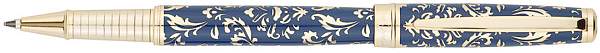 Ручка - роллер Pierre Cardin RENAISSANCE. Цвет - синий и золотистый. Упаковка В-2. PC8302RP Pierre Cardin, Артикул: PC8302RP фото №1
