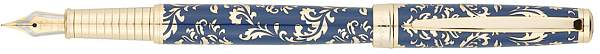 Ручка перьевая Pierre Cardin RENAISSANCE. Цвет - синий и золотистый. Упаковка В-2. PC8302FP Pierre Cardin, Артикул: PC8302FP фото №1