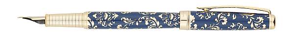 Ручка перьевая Pierre Cardin RENAISSANCE. Цвет - синий и золотистый. Упаковка В-2. PC8302FP Pierre Cardin, Артикул: PC8302FP фото №1