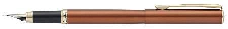 ручка перьевая pierre cardin eco, цвет - коричневый металлик. упаковка е pc0866fp Pierre Cardin