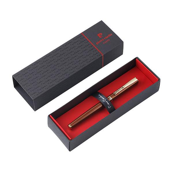 Ручка перьевая Pierre Cardin ECO, цвет - коричневый металлик. Упаковка Е PC0866FP Pierre Cardin, Артикул: PC0866FP фото №1