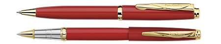 набор pierre cardin pen&pen: ручка шариковая + роллер. цвет - красный.упаковка е. pc0923bp/rp Pierre Cardin