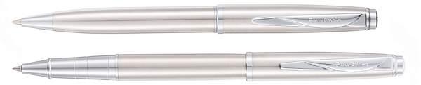 Набор  Pierre Cardin PEN&PEN: ручка шариковая + роллер. Цвет - серебристый. Упаковка Е. PC0917BP/RP Pierre Cardin, Артикул: PC0917BP/RP фото №1