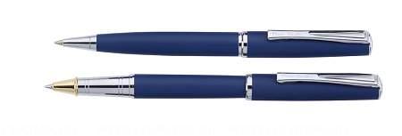 набор pierre cardin pen&pen: ручка шариковая + роллер. цвет - синий матовый. упаковка е. pc0941bp/rp Pierre Cardin