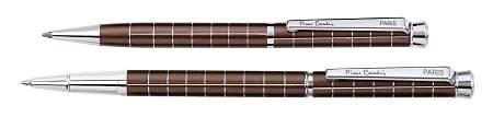 набор pierre cardin pen&pen: ручка шариковая + роллер. цвет - коричневый. упаковка е. pc0952bp/rp Pierre Cardin