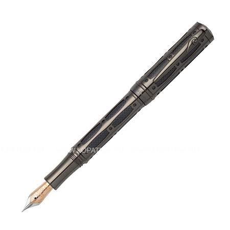 ручка перьевая pierre cardin the one, цвет - черненая сталь и черный. упаковка l. pc1001fp-02 Pierre Cardin