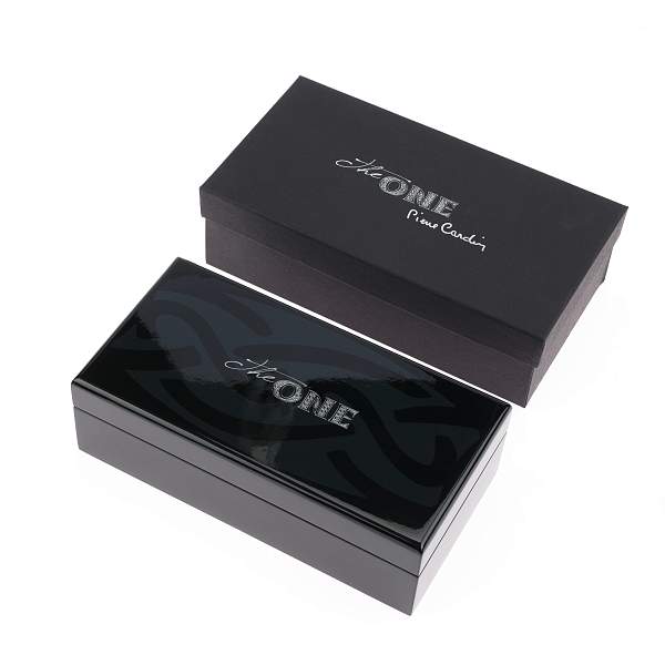 Ручка перьевая Pierre Cardin THE ONE. Цвет - черненая сталь и т.синий. Упаковка L PC1001FP-08 Pierre Cardin, Артикул: PC1001FP-08 фото №1