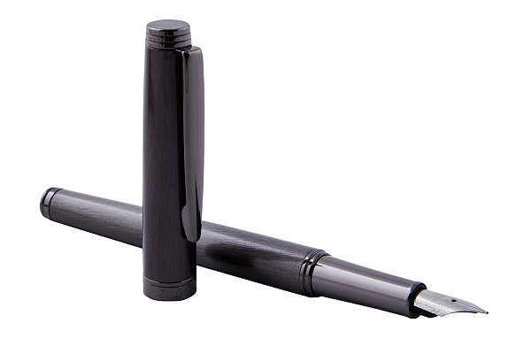 Ручка перьевая Pierre Cardin SHINE. Цвет - антрацит. Упаковка B-1 PC2304FP Pierre Cardin, Артикул: PC2304FP фото №1