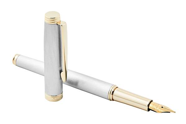 Ручка перьевая Pierre Cardin SHINE. Цвет - серебристый. Упаковка B-1 PC2303FP Pierre Cardin, Артикул: PC2303FP фото №1