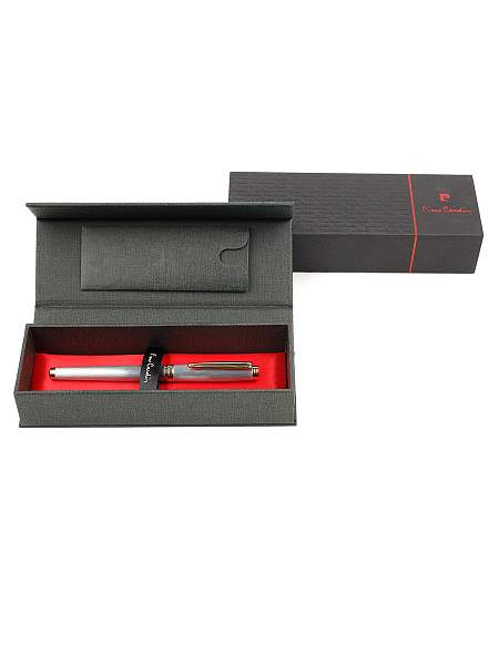 Ручка перьевая Pierre Cardin SHINE. Цвет - серебристый. Упаковка B-1 PC2303FP Pierre Cardin, Артикул: PC2303FP фото №1