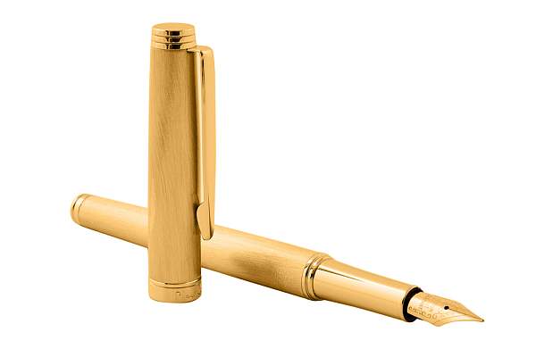 Ручка перьевая Pierre Cardin SHINE. Цвет - золотистый. Упаковка B-1 PC2305FP Pierre Cardin, Артикул: PC2305FP фото №1