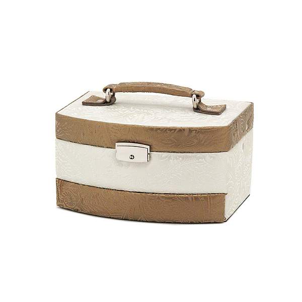 Шкатулка для украшений Jardin D'Ete, цвет бежево-золотой, 22 х 16 х 12,8 см P6868D JARDIN D'ETE, Артикул: P6868D фото №1
