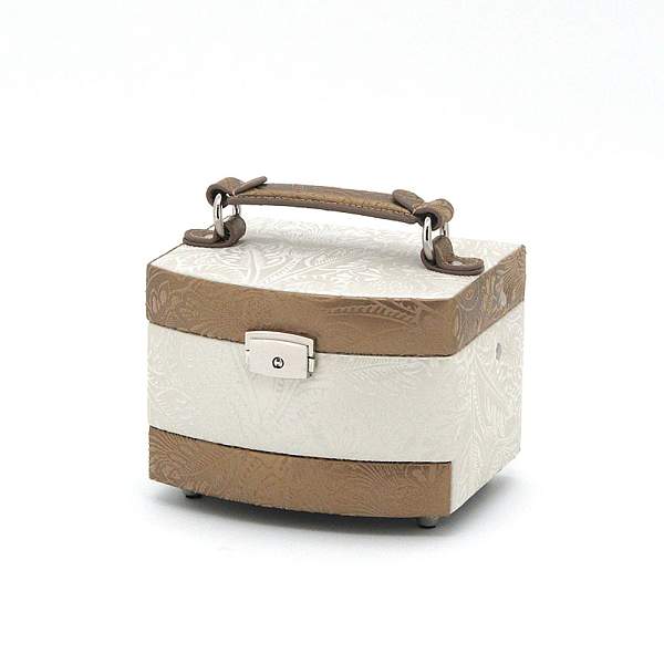Шкатулка для украшений Jardin D'Ete, цвет бежево-золотой, 15,8 х 13 х 11,5 см 6207R JARDIN D'ETE, Артикул: 6207R фото №1