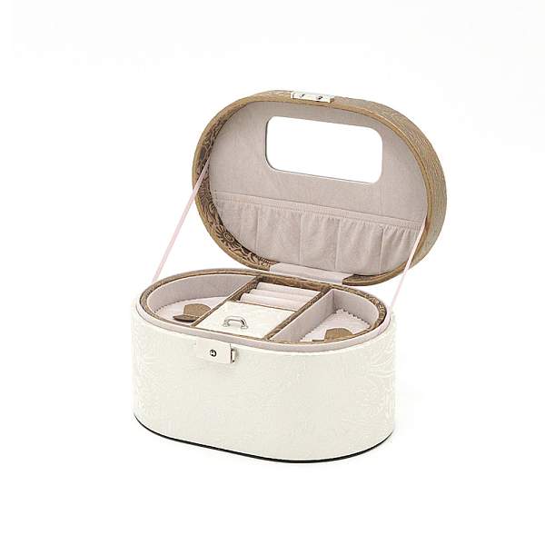 Шкатулка для украшений Jardin D'Ete, цвет бежево-золотой, 21,7 х 15 х 12,2 см P6814B JARDIN D'ETE, Артикул: P6814B фото №1