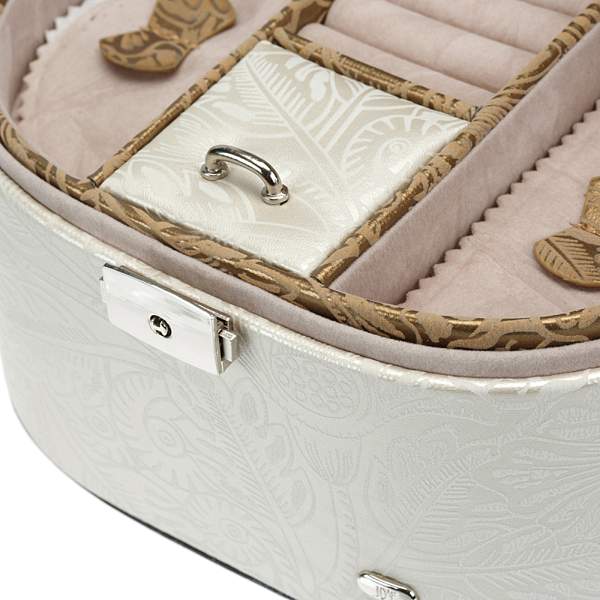 Шкатулка для украшений Jardin D'Ete, цвет бежево-золотой, 21,7 х 15 х 12,2 см P6814B JARDIN D'ETE, Артикул: P6814B фото №1