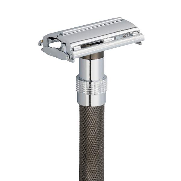 Станок для бритья  Erbe, цвет хром, ручка черная 6491 Erbe, Артикул: 6491 фото №1