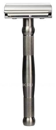 станок для бритья erbe с двумя лезвиями, ручка- высококачественная нержавеющая сталь, цвет: хром 6483 Erbe